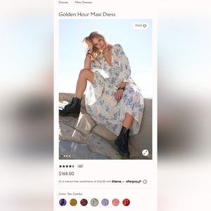 Free People Golden Hour Maxi Dress